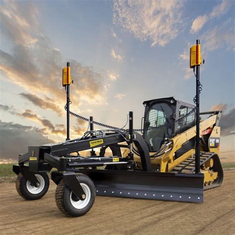 best skid steer gps grading|skid steer laser grader.